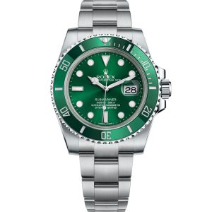 Rolex Submariner series 116610LV-0002 Green disk watch