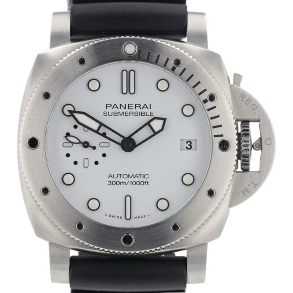 57_01f4cd96-64aa-448f-a375-b9568a6b3476 Panerai Submersible White Dial Stainless Steel 42mm Automatic Men’s PAM02223