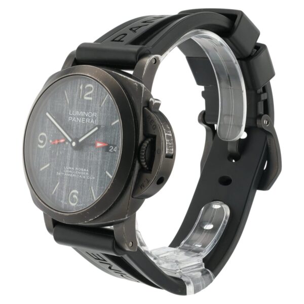 57_01fb2137-613f-4489-84ea-2bdf579ba74e Panerai Luminor Luna Rossa Titanium Grey Dial 44mm Automatic Mens Watch PAM01036