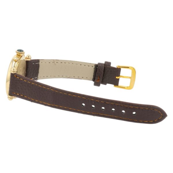 57_0477e487-9c33-460c-b0f9-2b124e7b90af Cartier Diablo 18k Yellow Gold White Dial 32mm Quartz Movement Womens Watch 1400