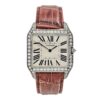 Cartier Santos Dumont Manual Wind 35mm 18k White Gold – AM Diamonds