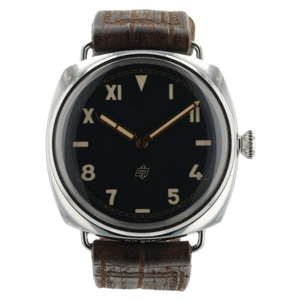Panerai Radiomir 3 Days Black Dial Steel 47mm Manual Wind Mens Watch PAM00424