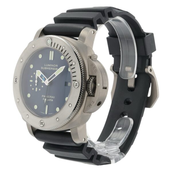 Panerai Luminor Submersible Titanium Blue Dial 47mm Automatic Mens PAM00371