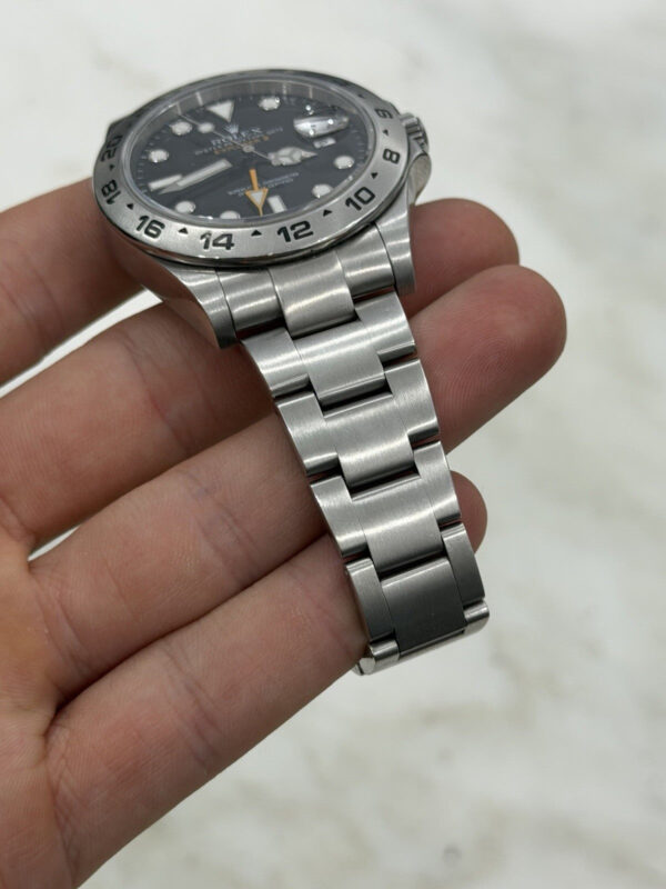 57_0edff97d-3009-4641-994c-af48563e0add Rolex Explorer II Stainless Steel Black Dial 42mm Automatic Mens Watch 216570