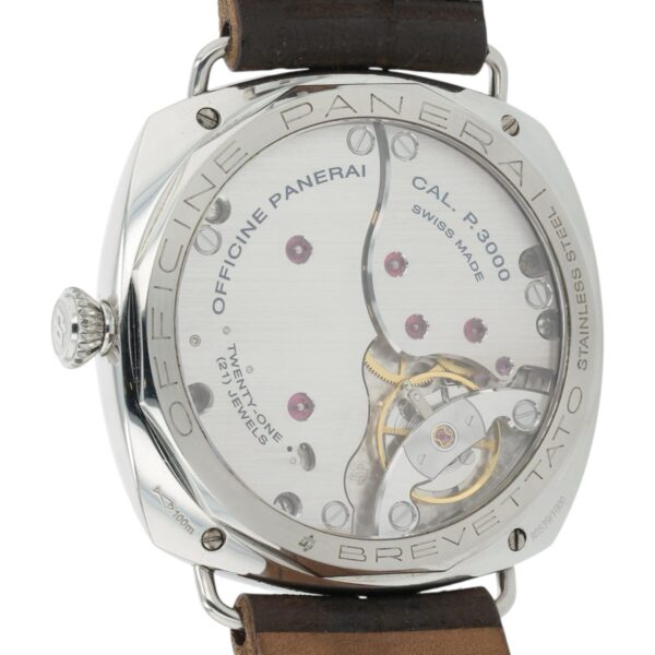 Panerai Radiomir 3 Days Black Dial Steel 47mm Manual Wind Mens Watch PAM00424