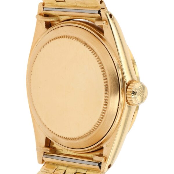 Rolex Date 18k Yellow Gold 31mm Silver Color Dial Automatic Women’s Watch 6629