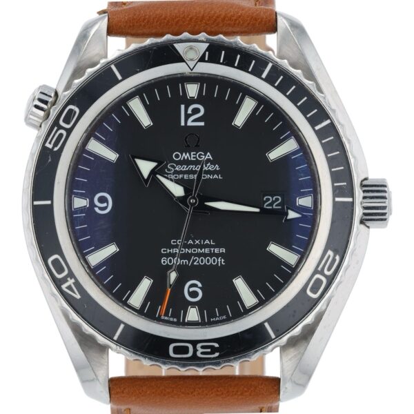Omega Seamaster Planet Ocean Steel Black Dial 46mm Automatic Mens Watch 2200.50