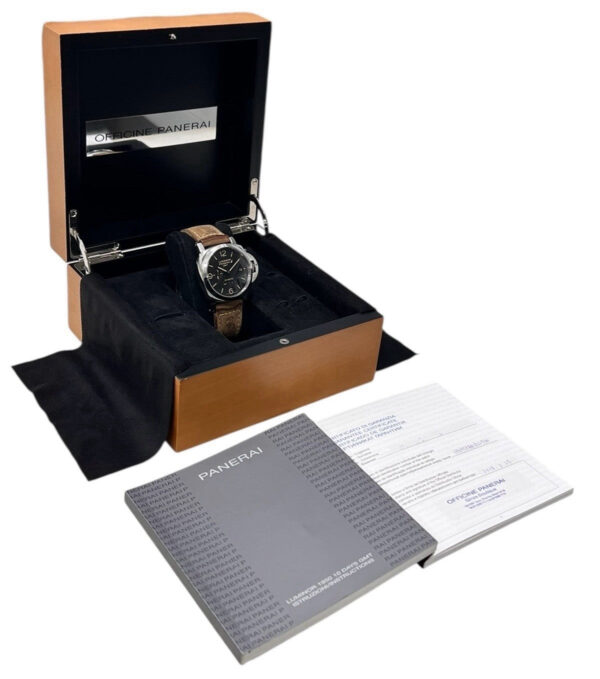 57_124708fc-03c4-48ab-9977-0c5f3f97190a Panerai Luminor 1950 Stainless Steel Black Dial 44mm Automatic Men’s PAM00533