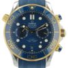 Omega Seamaster Diver Gold & Steel Blue Dial 44mm Automatic 210.22.44.51.03.001