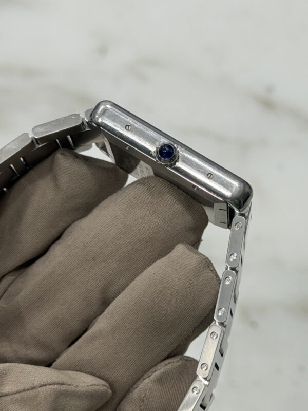 57_184e6afc-80e1-4c6e-8e90-ac6fe704bf11 Cartier Tank Solo Date XL Stainless Steel 31mm Automatic Men’s Watch 3515