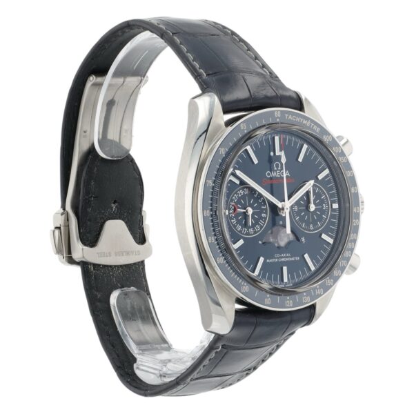 57_1a2ba7e4-54e8-461d-a007-5e1dde97ce53 Omega Speedmaster Moonphase Steel Blue Dial 44.25mm Mens 304.33.44.52.03.001