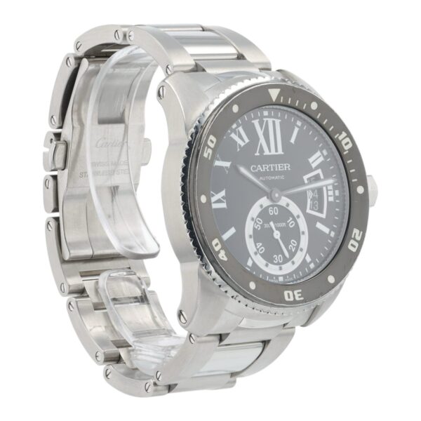 Cartier Calibre De Cartier Black Dial Stainless Steel 42mm Automatic Men’s 3729