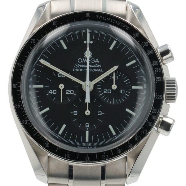 57_1d8a2620-fa39-4408-9dba-57ab8c14bcbf Omega Speedmaster Stainless Steel Black Dial 42mm Manual Wind Men’s 3571.50