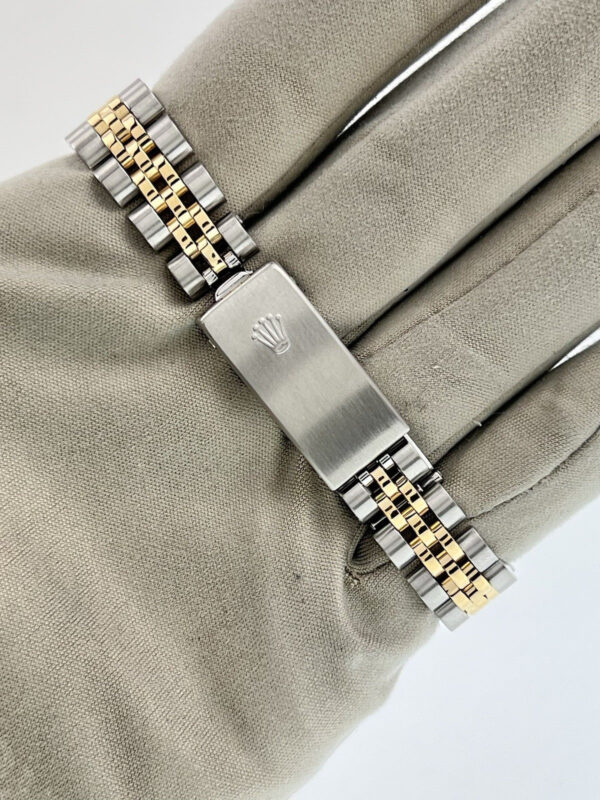 Rolex Datejust Tiffany Dial Gold Steel Champagne Dial 26mm Automatic Watch 6917