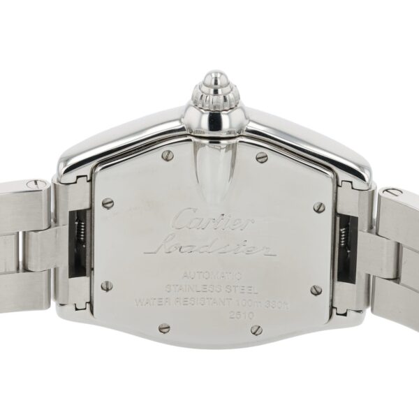 57_220fbf4e-2552-4fa2-96c7-fe214521401c Cartier Roadster Stainless Steel Silver Dial 37mm Automatic Men’s Watch W62025V3