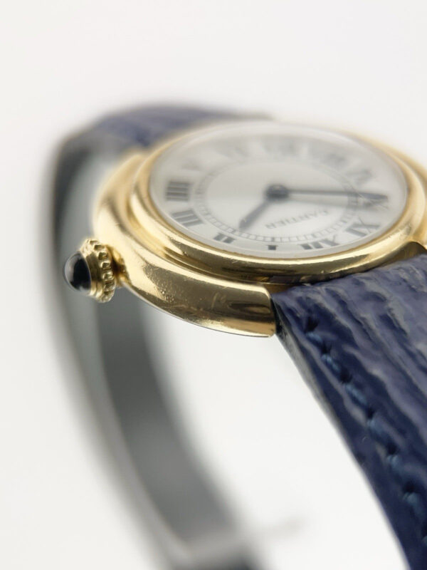 57_26ee2fcc-8420-42ee-b3f9-d52a97ac3359 Cartier Vendome 18k Yellow Gold White Dial 26mm Manual Wind Women’s Watch 6708