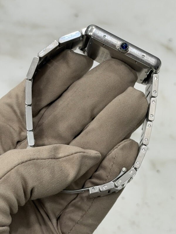 57_27085d12-31bb-4849-b5b3-9e637fe593f0 Cartier Tank Solo Date XL Stainless Steel 31mm Automatic Men’s Watch 3515