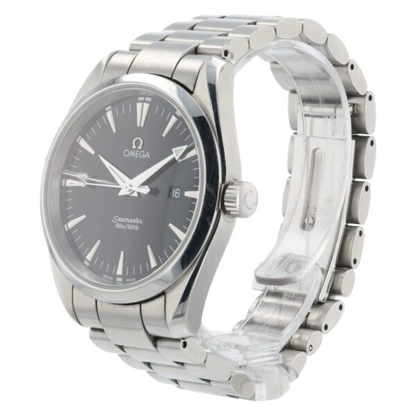 57_289ca4aa-baa5-40c0-bc6c-e3dcee3f1e07 Omega Seamaster AquaTera Black Dial Steel 39.2mm Quartz Men’s Watch 2517.50.00