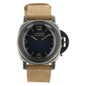 Panerai Luminor Venticinque Blue Dial Steel 44mm Manual Wind Mens Watch PAM02025