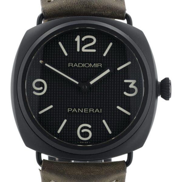 Panerai Radiomir Black Seal Ceramic Black Dial 45mm Manual Wind Mens PAM00643