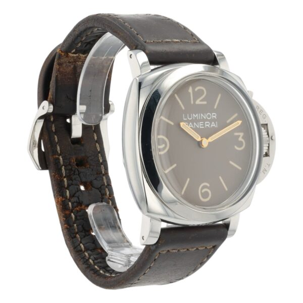 Panerai Luminor Brown Dial Stainless Steel 47mm Manual Wind Men’s Watch PAM00663