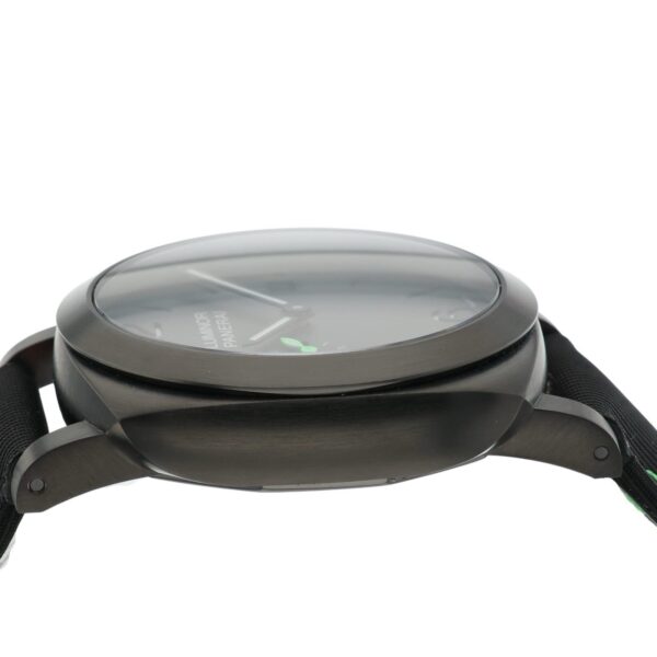 Panerai Luminor Quadrants Razer Steel Black Dial 40mm Automatic Mens PAM01353