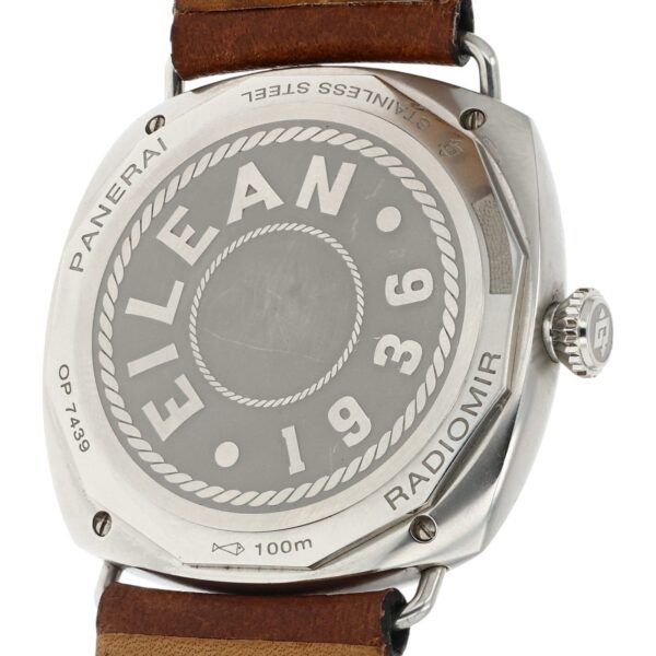 57_340d8ea0-7101-4b67-b89c-cbeaa80a6b5a Panerai Radiomir Eilean Stainless Steel Brown Dial 45mm Manual Mens PAM01243