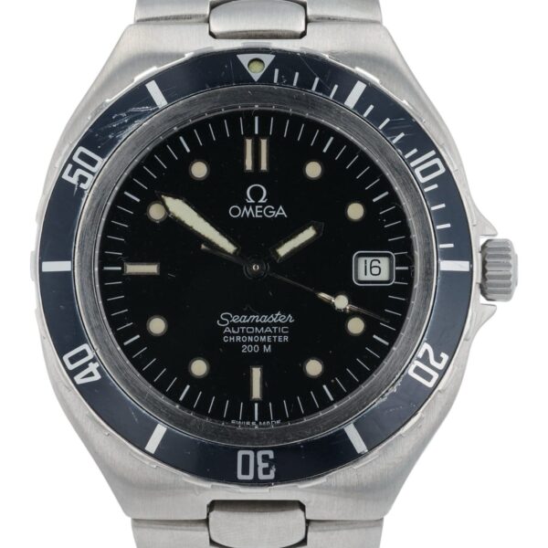 57_36e18029-a917-449c-9778-e8f517c7ff2e Omega Seamaster Stainless Steel Black Dial 38mm Automatic Men’s Watch 368.1051