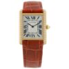 57_38d5fd10-9d0e-4d4c-8736-100a05db5ea7 Cartier Tank Louis 18k Rose Gold Silver Dial 33x25mm Manual Wind Watch WJTA0038