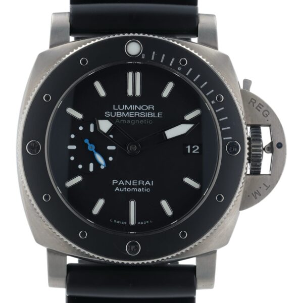 Panerai Luminor Submersible Black Dial Titanium 47mm Automatic Men’s PAM01389