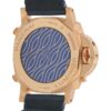 Panerai Luminor Marina 18k Rose Gold Blue Dial 44mm Automatic Mens PAM01111