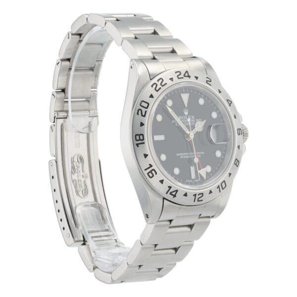 57_4358c54a-d1a9-48f1-8d16-61c8dbfa7d27 Rolex Explorer II Stainless Steel Black Dial 40mm Automatic Men’s Watch 16570