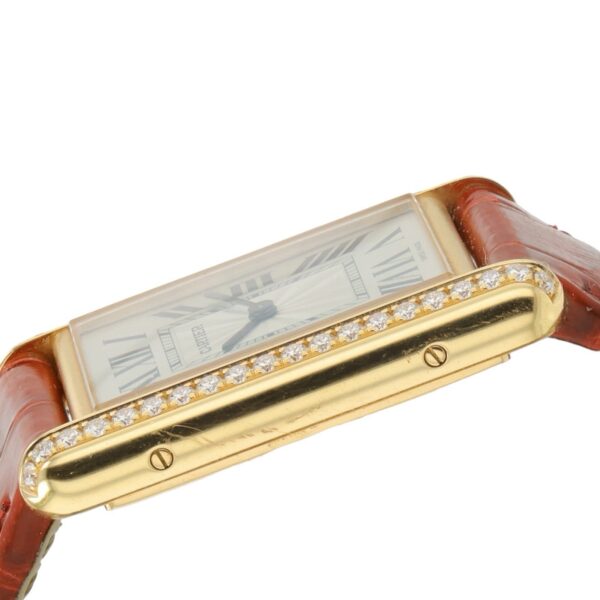 57_46949dde-b481-4dd8-ba5a-e2a63ef54c58 Cartier Tank Louis 18k Rose Gold Silver Dial 33x25mm Manual Wind Watch WJTA0038