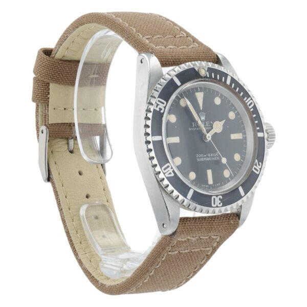 57_46de5c71-da93-480e-9d44-75f00402228b 1966 Rolex Submariner Stainless Steel Black Dial 40mm Automatic Men’s Watch 5513