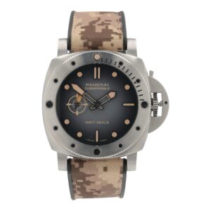 Panerai Submersible Navy Seals Steel Black Dial 44mm Automatic Men’s PAM01518