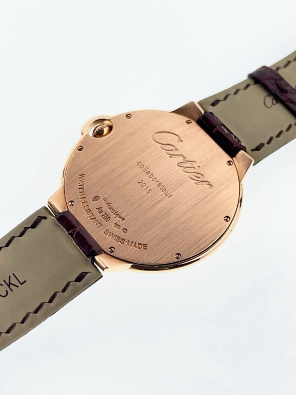 Cartier Ballon Bleu 18k Rose Gold Grey Dial 40mm Manual Wind Men’s WGBB0020