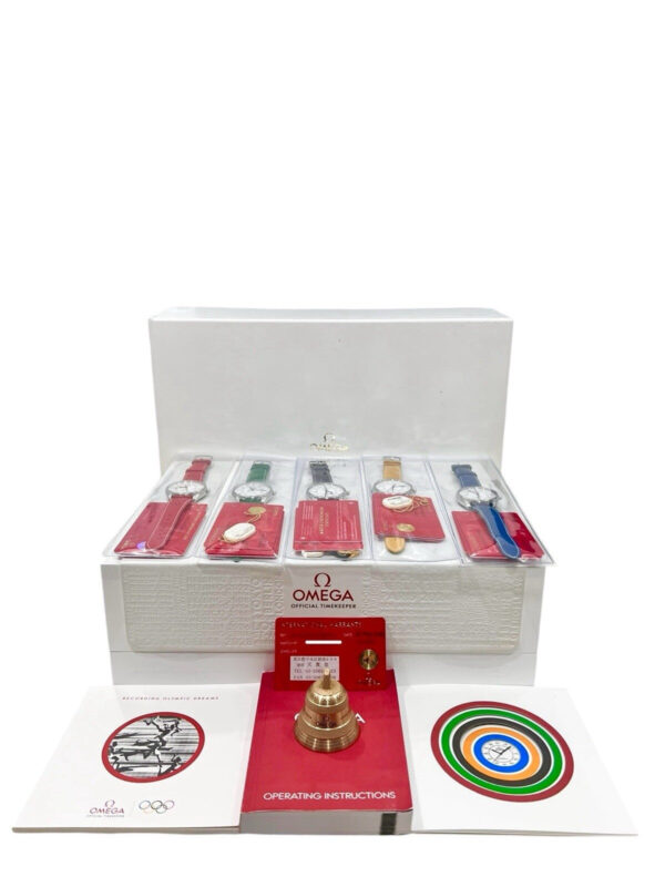 57_49275031-4ebb-42b9-b9c3-c441013bbdeb 5 Piece Omega Seamaster Olympic Watch 522.32.40.20.04.001 – Full Set