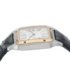57_499ef9af-2eab-4475-bc64-df6d10150493 Cartier Santos Dumont Silver Dial Rose Gold & Steel 27.5mm Quartz Watch W2SA0012