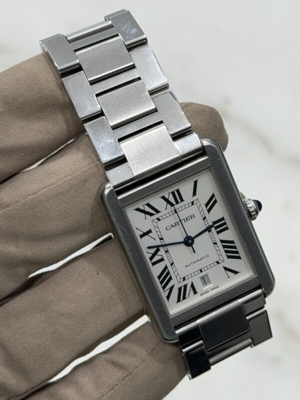 57_4c23f768-06b2-4672-92f1-2c3b31171ded Cartier Tank Solo Date XL Stainless Steel 31mm Automatic Men’s Watch 3515