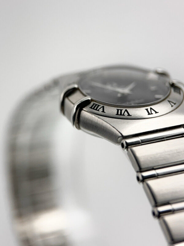 57_51d6b3d4-790c-42ce-aa7d-f86932add730 Omega Constellation Stainless Steel Gray Dial 22mm Quartz Women’s Watch 1562.40