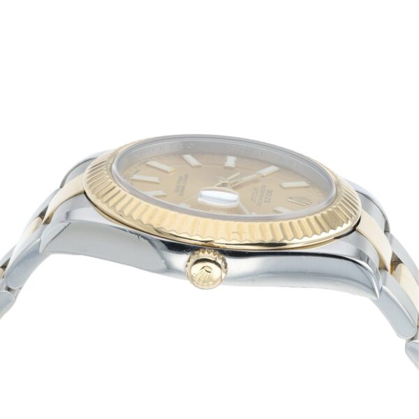 Rolex Datejust II Gold & Steel Champagne Dial 41mm Automatic Men’s Watch 116333