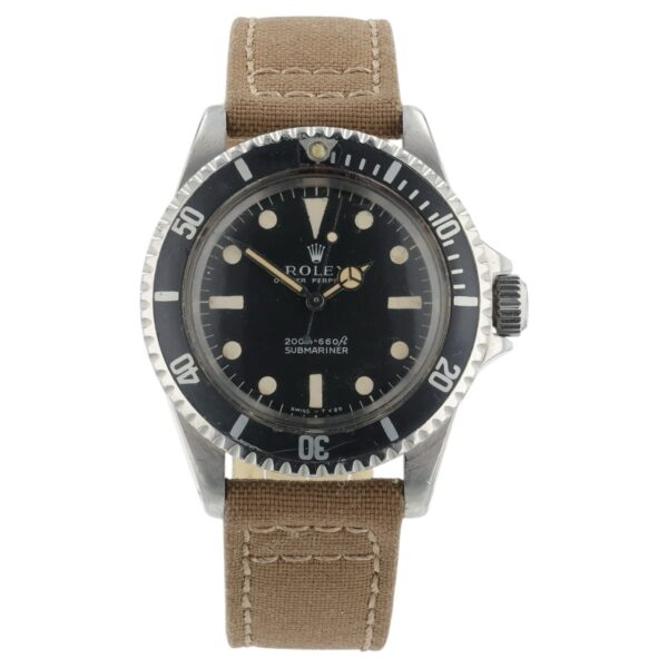 57_54e431a1-480b-406a-8f7d-51850db445c7 1966 Rolex Submariner Stainless Steel Black Dial 40mm Automatic Men’s Watch 5513