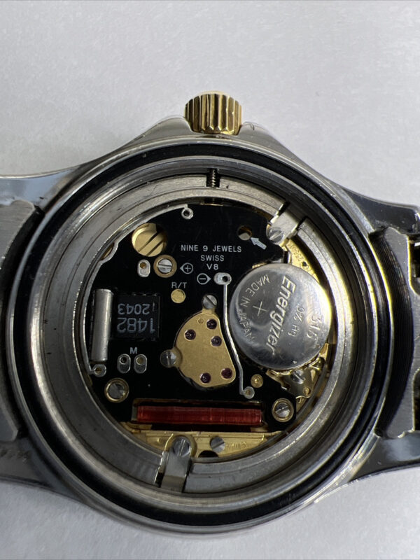 29mm OMEGA Seamaster 120M Steel 18K Gold Bezel Quartz Women’s Date Watch – READ