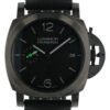 Panerai Luminor Quadrants Razer Steel Black Dial 40mm Automatic Mens PAM01353