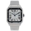 57_60925faf-99fc-4668-a346-79549c2aec6a 2024 Cartier Santos WSSA0029 Automatic Stainless White Dial Midsize Watch 35mm