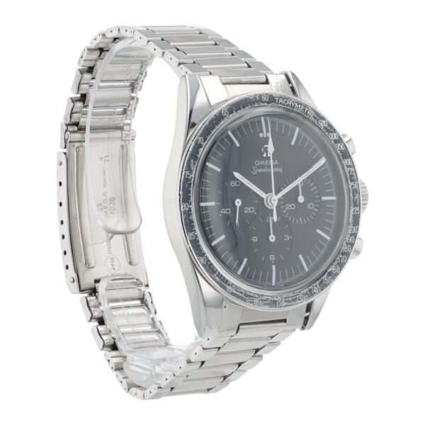 57_61a75cd4-0537-4ee3-8116-ef8bbf77e19d Omega Speedmaster 321 Steel Black Dial 42mm Manual Wind Mens Watch 105.003
