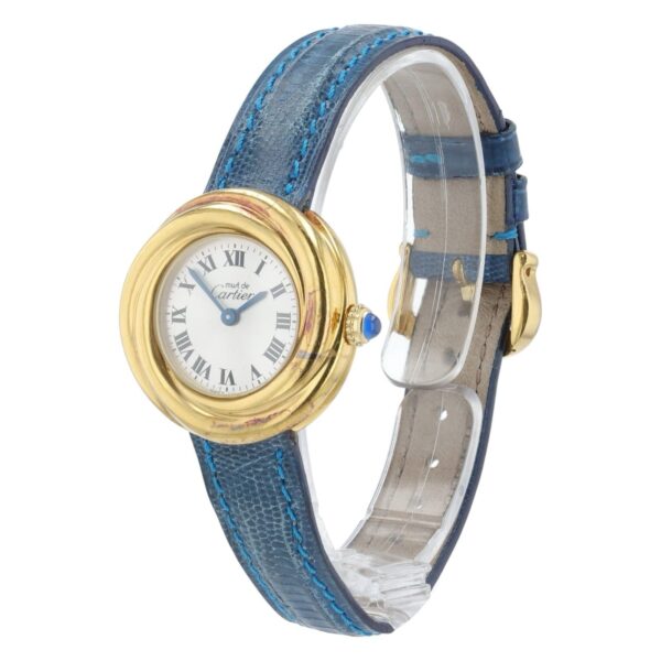 57_63af6e8c-2d39-411f-b107-6d3c309b682d Cartier Trinity Must Silver Dial Vermil 27mm Quartz Movement Women’s Watch 2735