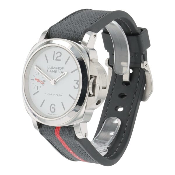 57_63f5627d-697c-4733-958b-8ebd24a3e9fd Panerai Luna Rossa White Dial Stainless Steel 42mm Men’s Manual Wind PAM01342