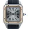 57_65daeb36-87ab-4386-b76a-b2751bfc07e2 Cartier Santos Dumont Silver Dial Steel and Gold 31mm Quartz Watch W2SA0011