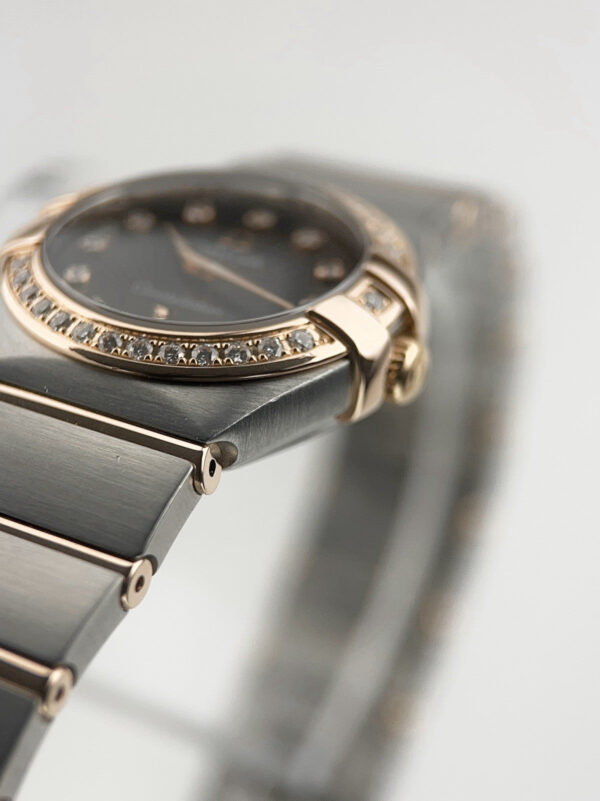 57_65ebba2b-b1be-49d6-a418-cc801405de88 Omega Constellation Rose Gold & Steel Brown Dial 24mm Quartz 123.25.24.60.63.001